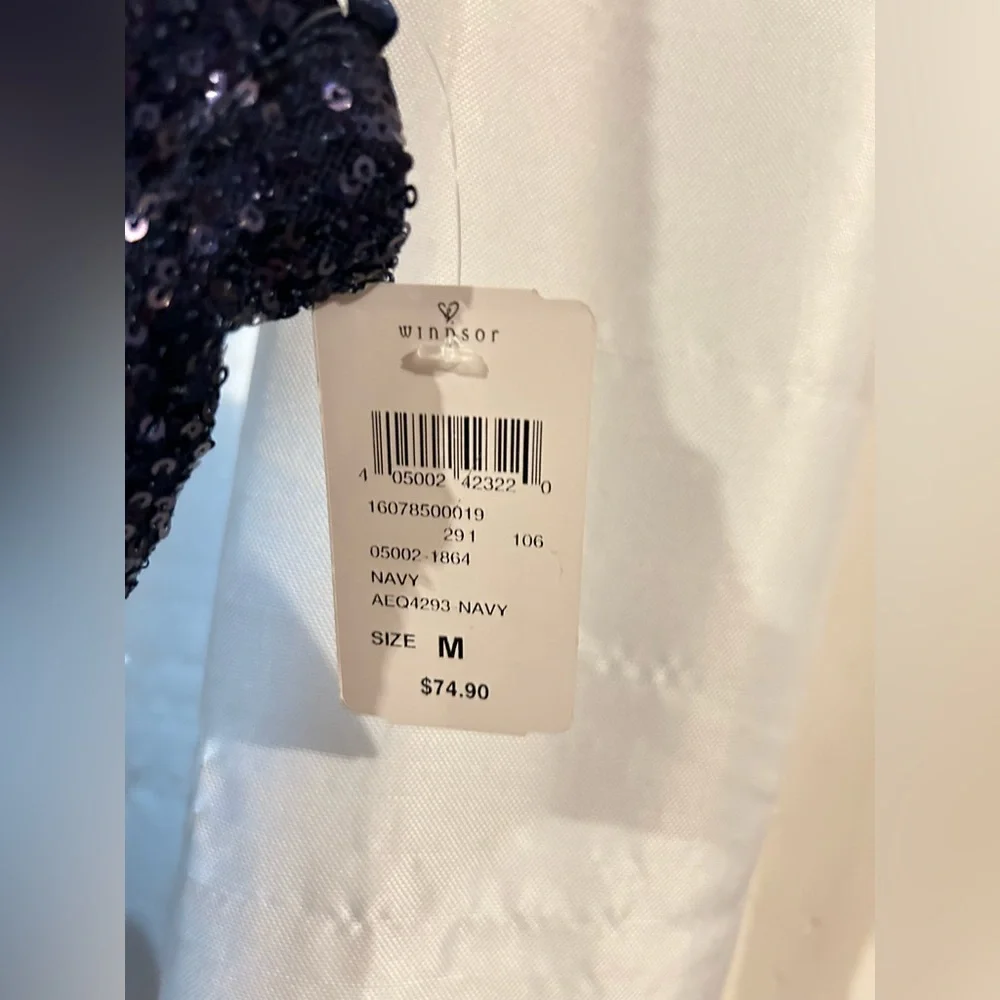 Blue Windsor Prom Dress Size Medium - Picture 4 of 5